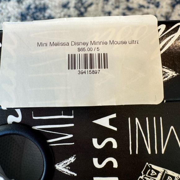 Mini Melissa Disney Minnie and Mickey Mouse size 5 Shoes - Picture 6 of 8